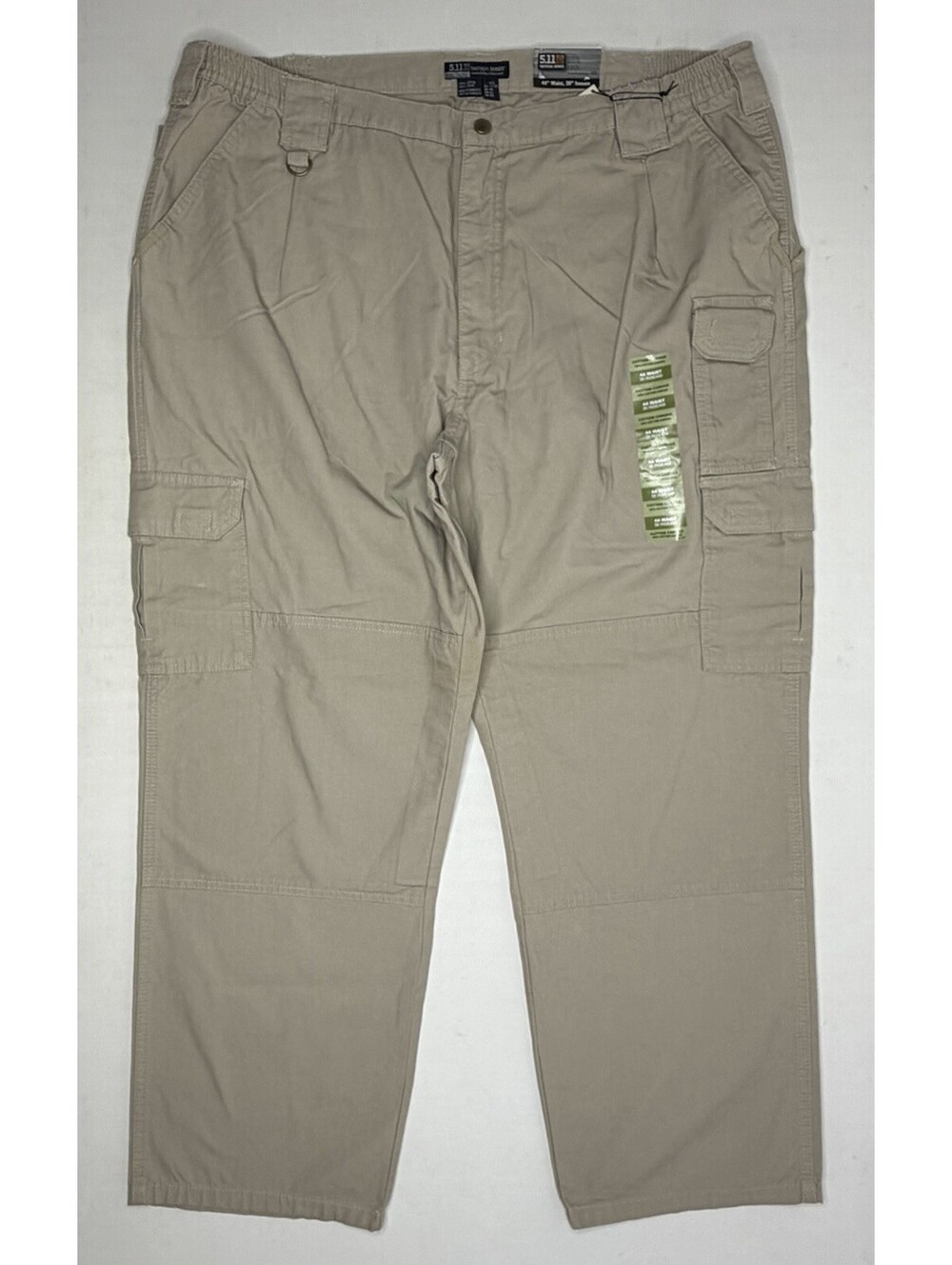 NWT Men’s 5.11 Tactical Canvas 44”x30” Khaki Ripstop Cargo Pants P104